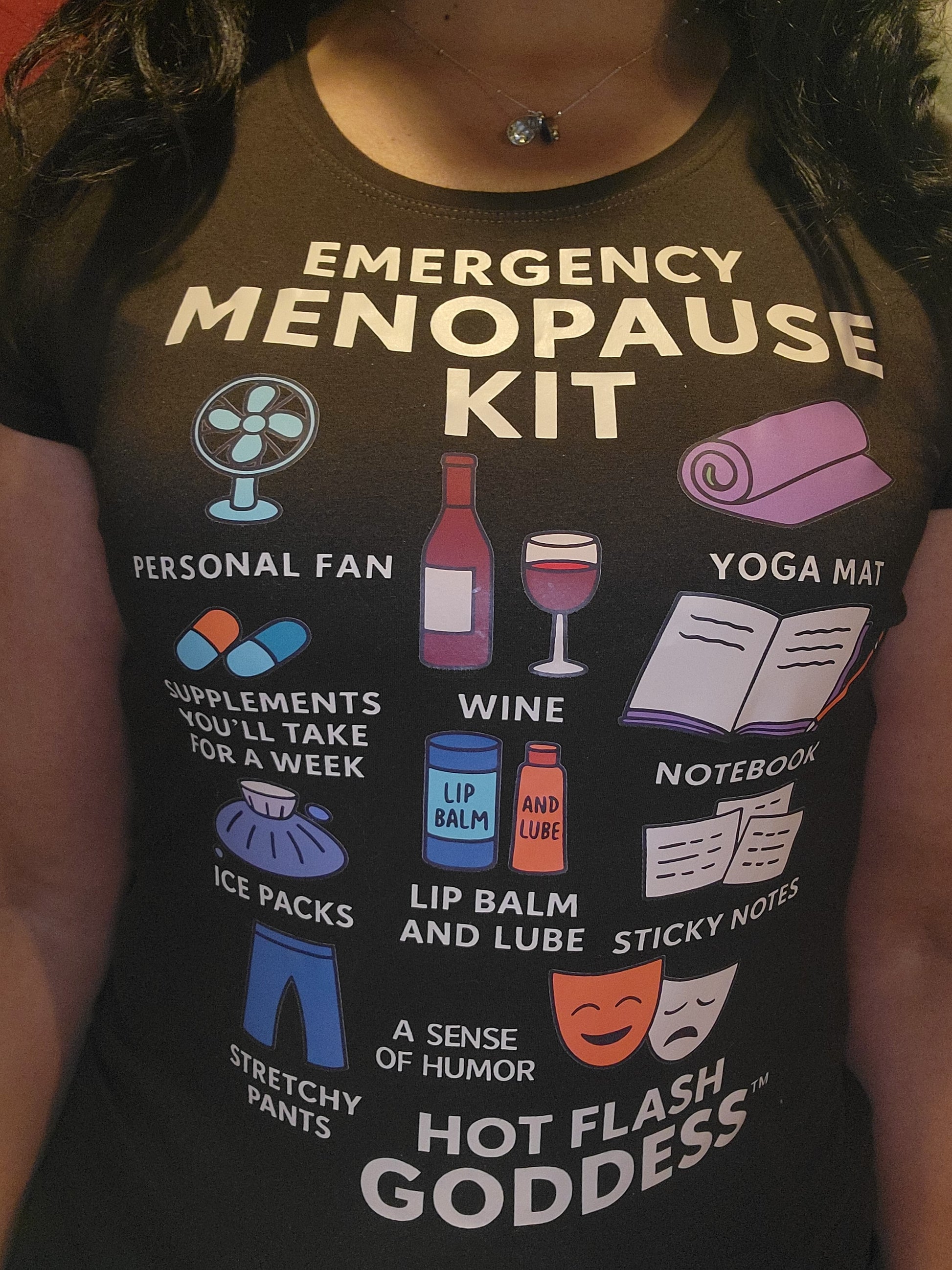 Emergency Menopause Kit Tee – Hot Flash Goddess™