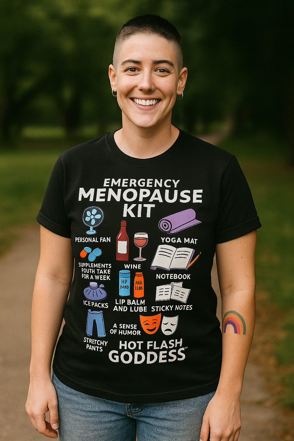 Emergency Menopause Kit Tee – Hot Flash Goddess™